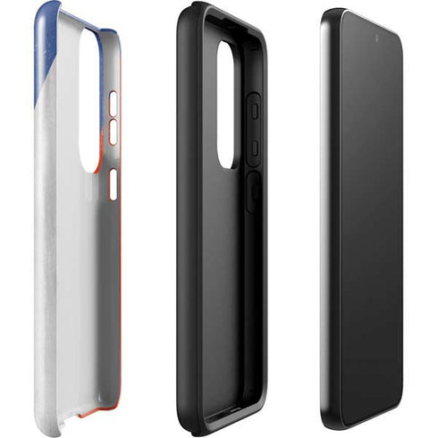 Czech Republic Flag Distressed Galaxy S23 Plus Pro Case